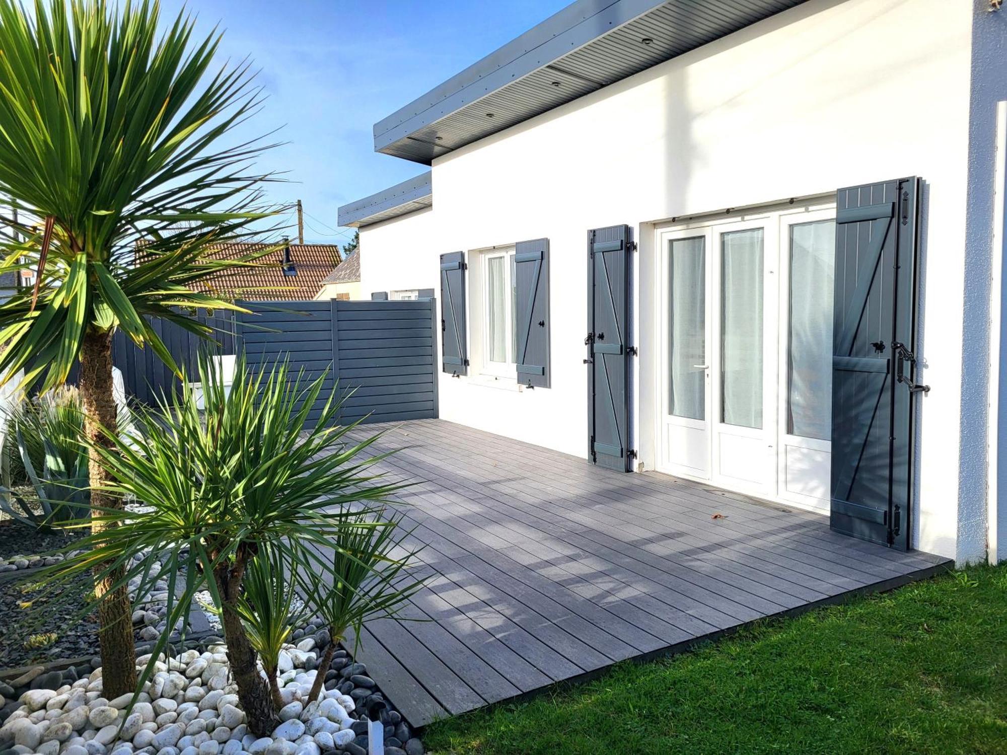 La Villa Kikifil, Bord De Mer Saint-Germain-sur-Ay Eksteriør billede